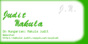 judit makula business card